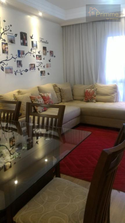 Apartamento com 3 dormitórios à venda, 82 m² por R$ 382.000 - Jardim das Acácias - São Bernardo do Campo/SP - Primme Lar Imóveis